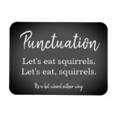 Punctuation Funny Magnet (Horizontal)