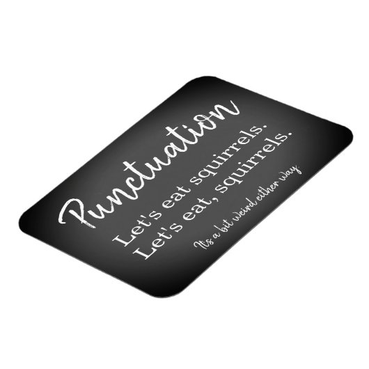 Punctuation Funny Magnet (Linke Seite)