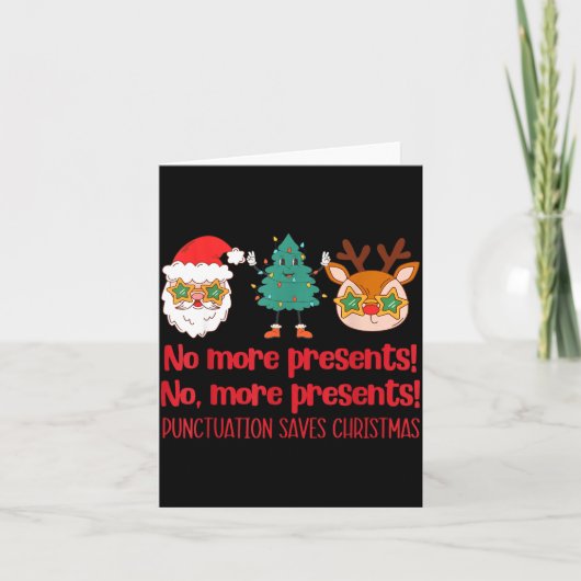 Punctuation Saves Christmas Reading Teacher Ela Gr Karte (Vorderseite)
