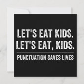Punctuation Saves Lives Save The Date (Vorderseite)