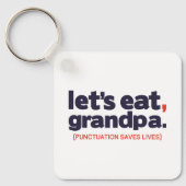Punctuation saves lives schlüsselanhänger (Vorderseite)