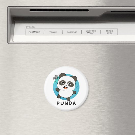 Punda Funny Animal Panda Pun Magnet (In Situ (Geschirrspüler))