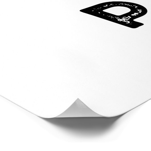 Punda Funny Animal Panda Pun Poster (Ecke)