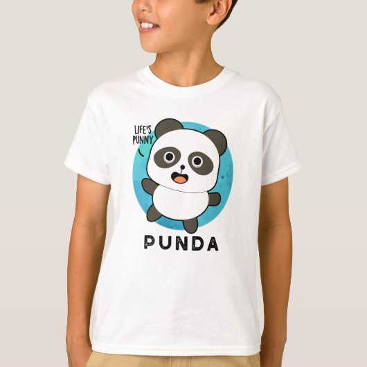 Punda Funny Animal Panda Pun T-Shirt (Vorderseite)