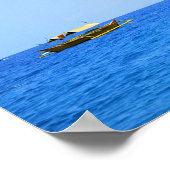 Pundaquit Boat in Zambales Poster (Ecke)