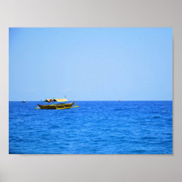 Pundaquit Boat in Zambales Poster