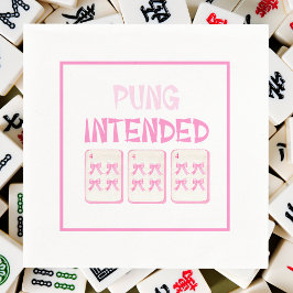 Pung Intended Mahjong Coquette Grandmillennial Serviette