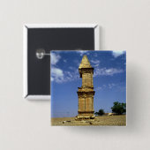 Punic Kriegs-Monument, 3.-. Jahrhundert BC Button (Vorne & Hinten)