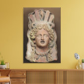 Punic Maske, die Demeter darstellt Leinwanddruck (Insitu (Wohnzimmer))