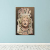 Punic Maske, die Demeter darstellt Leinwanddruck (Insitu (Holzboden))