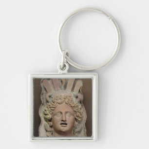 Punic Maske, die Demeter darstellt Schlüsselanhänger