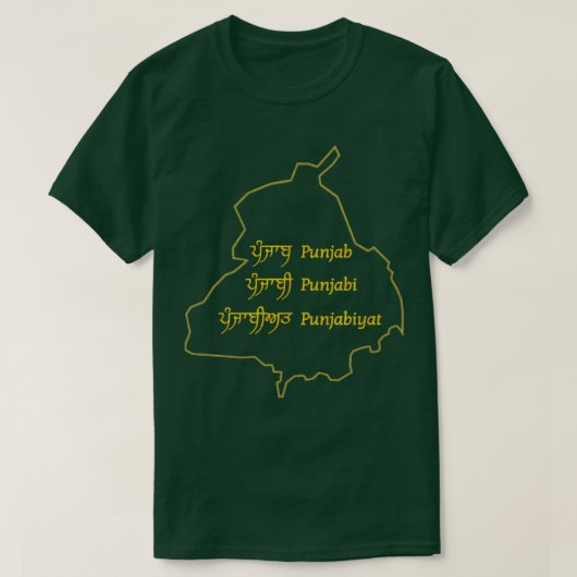 Punjab Punjabi Punjabyat T-Shirt (Design vorne)