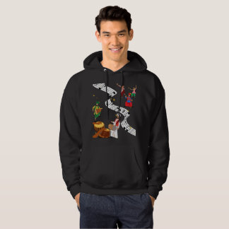 Punjabi Bhangra Volksmusik-Festival Grafikdesign Hoodie