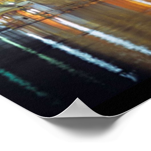 Punjabi Khanda Sikh Khalsa Design Merchandise Poster (Ecke)