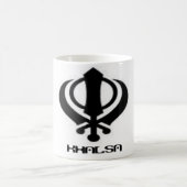 Punjabi Khanda SikhKhalsa Entwurfs-Waren Kaffeetasse (Mittel)