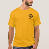 Punjabi Khanda SikhKhalsa Entwurfs-Waren T-Shirt (Vorderseite)