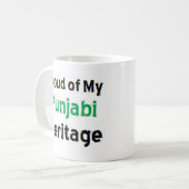 punjabi Kulturkaffee-Tasse Kaffeetasse (Vorderseite Links)