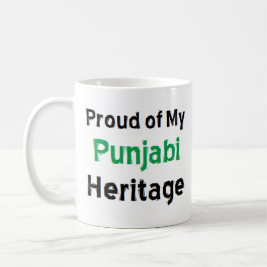 punjabi Kulturkaffee-Tasse Kaffeetasse (Links)