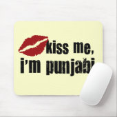 Punjabi-Kuss Mousepad (Mit Mouse)
