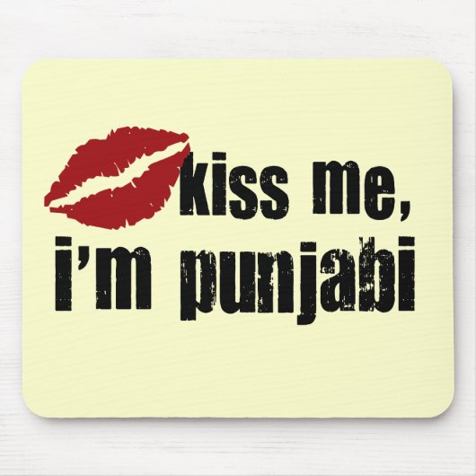 Punjabi-Kuss Mousepad (Vorne)