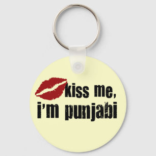 Punjabi-Kuss Schlüsselanhänger