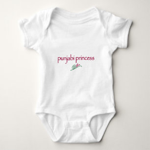 Punjabi Princess Baby Strampler