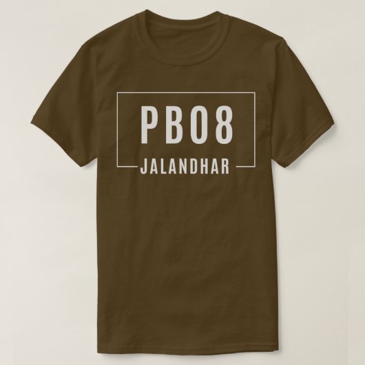 PUNJABI STICKER PB08 JALANDHAR T-Shirt (Design vorne)