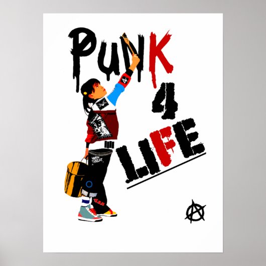 Punk 4 Life Poster (Vorne)