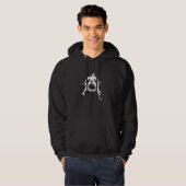 Punk Anarchy Symbol Hoodie (Vorne ganz)
