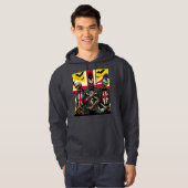 Punk aus dem Grab Hoodie (Vorne ganz)