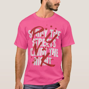Punk Backprint Graffiti Design Street Art Statemen T-Shirt