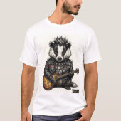 Punk Badger "ALEXA" – Doppelseitiges Edgy 3D T-Shirt (Vorderseite)
