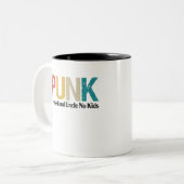 Punk Beruflich Onkel No Kids Funny Onkel Geschenk Zweifarbige Tasse (Vorderseite Links)