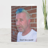 Punk Birthday Card
