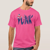 Punk bis ich Neuseeländische Flagge Kiwi Edition D T-Shirt (Vorderseite)