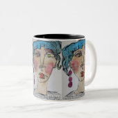 Punk Blue 11oz Tasse (VorderseiteRechts)