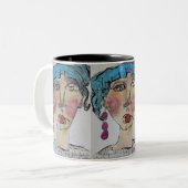 Punk Blue 11oz Tasse (Vorderseite Links)