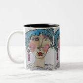 Punk Blue 11oz Tasse (Links)