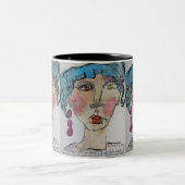 Punk Blue 11oz Tasse (Mittel)