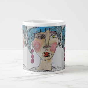 Punk Blue Jumbo Tasse