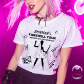 Punk Bride Last Tour Punk Rock Band Bachelorette T-Shirt