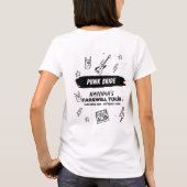 Punk Bride Last Tour Punk Rock Band Bachelorette T-Shirt (Rückseite)