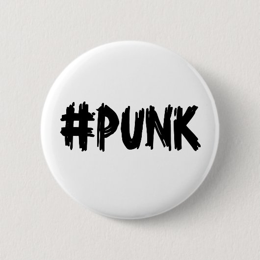 #PUNK Button (B&W) (Vorderseite)