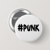 #PUNK Button (B&W) (Vorne & Hinten)