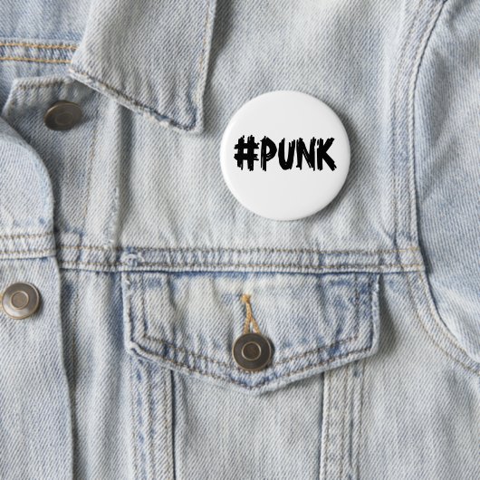 #PUNK Button (B&W) (Beispiel)