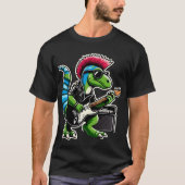Punk Candy Dinosaur Guitar Band T-Shirt (Vorderseite)
