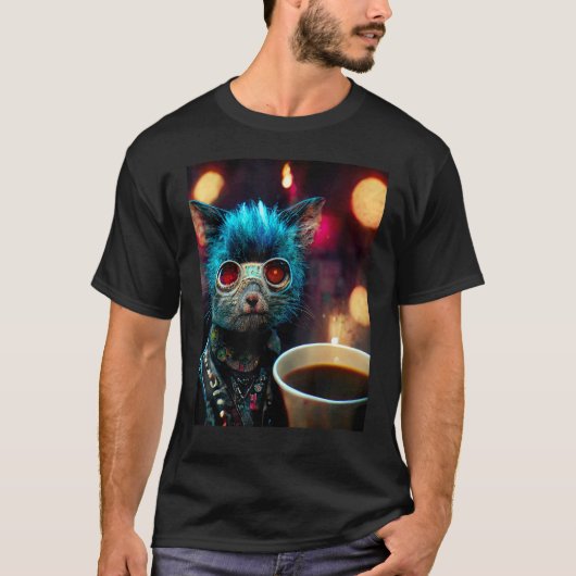 Punk Cat T-Shirt (Vorderseite)
