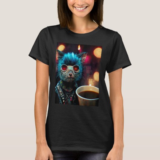 Punk Cat T-Shirt (Vorderseite)