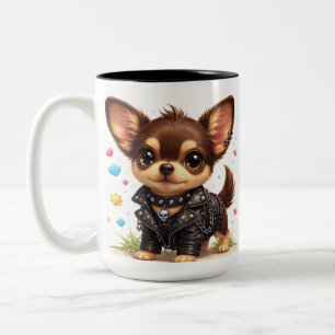 Punk Chihuahua Style Kaffeetasse