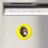 Punk Chimp Magnet (In Situ (Geschirrspüler))